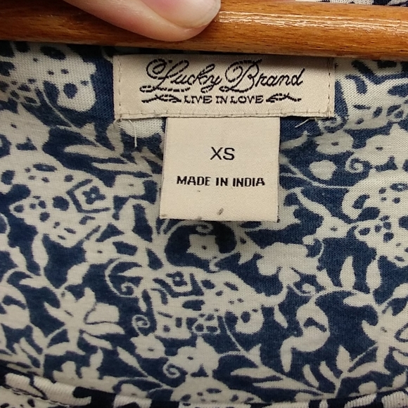 Lucky Brand 100% Cotton Elephant Dress - Picture 4 of 11